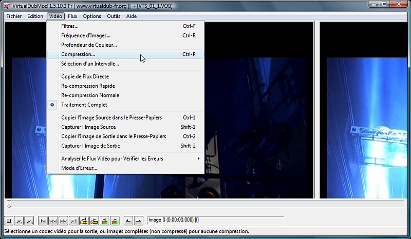 VirtualDubMOD - Compression