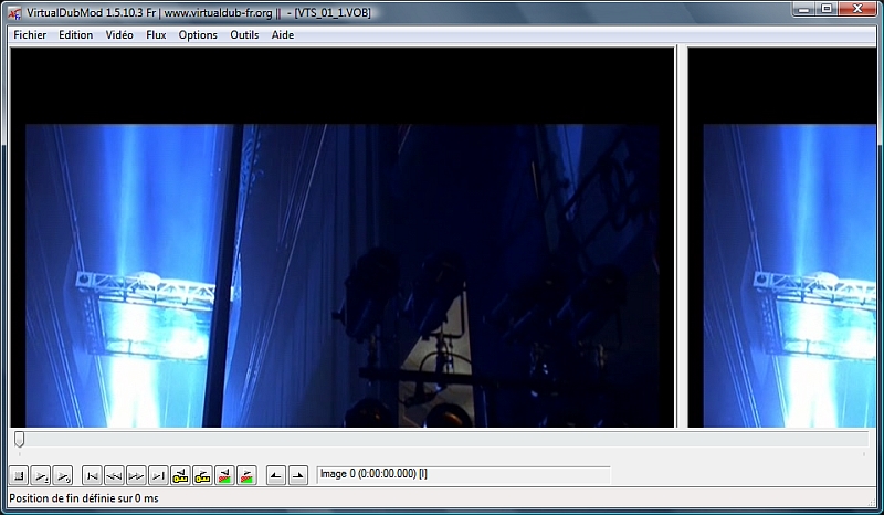 VirtualDubMOD - Aprs analyse du fichier
