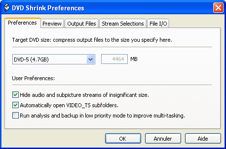 Preferences Setting