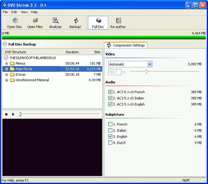 DVD Structure