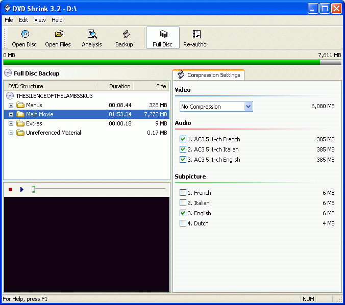 DVD Structure