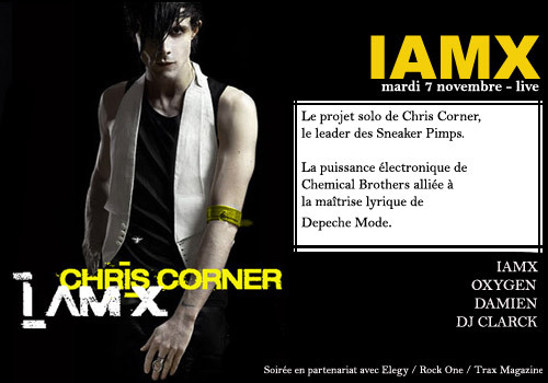 I AM X : Affiche du concert