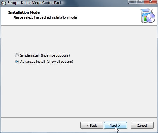 K-Lite Mega Codec Pack - Installation